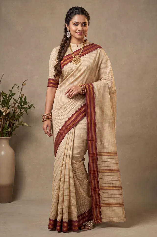 Narayanpet Handloom Cotton Saree