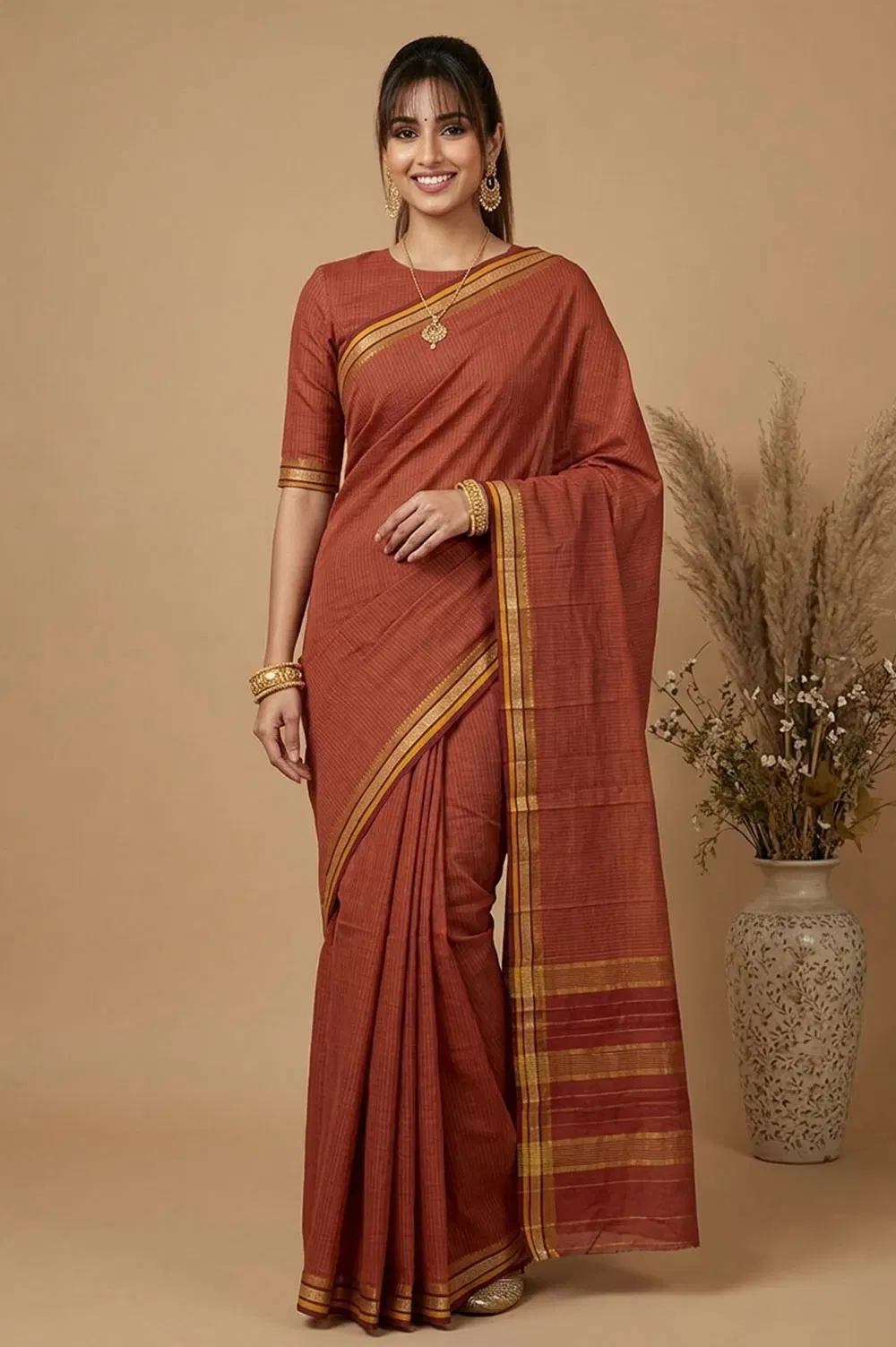 Narayanpet Handloom Cotton Saree