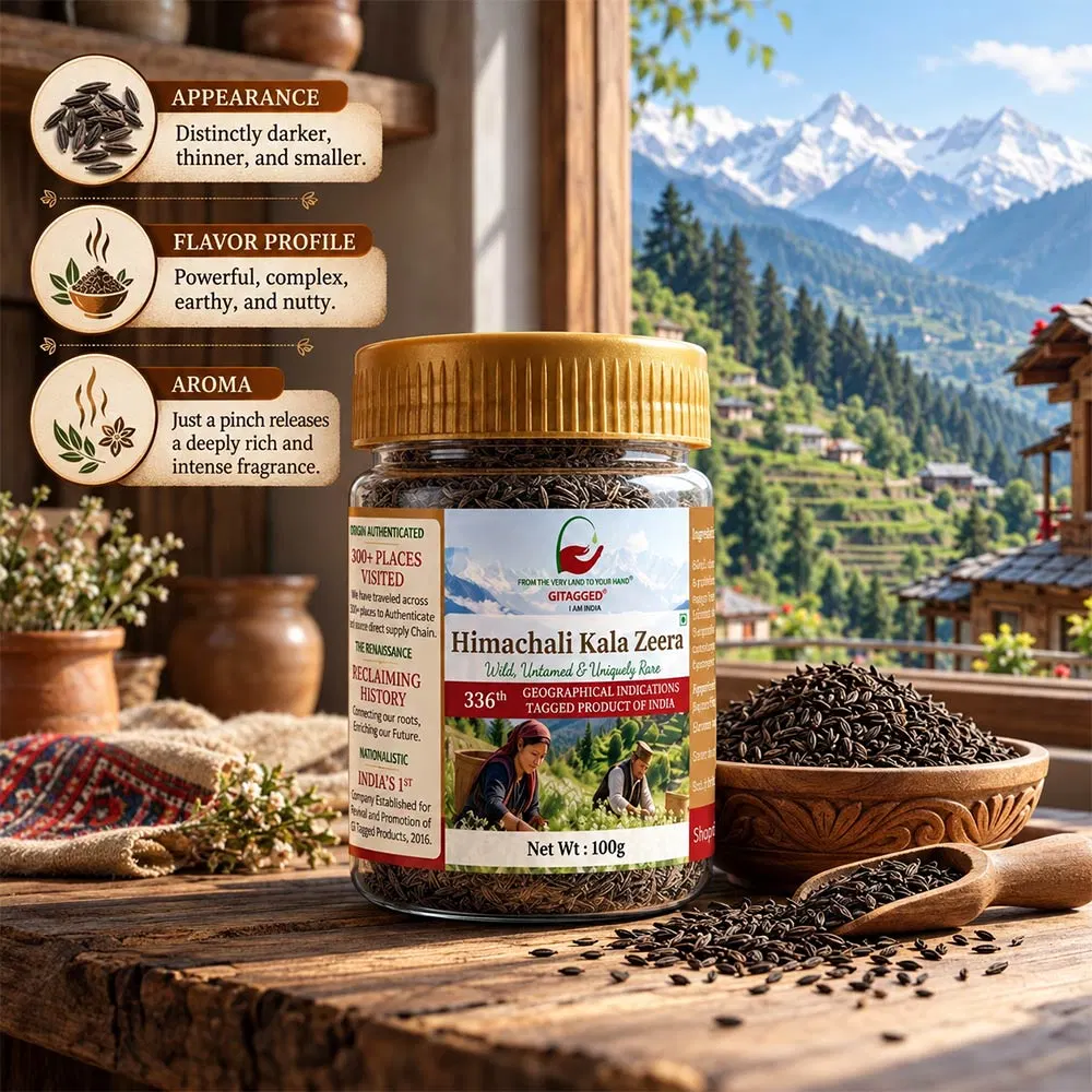 Himachali Kala Zeera (Black Cumin) - 100gm