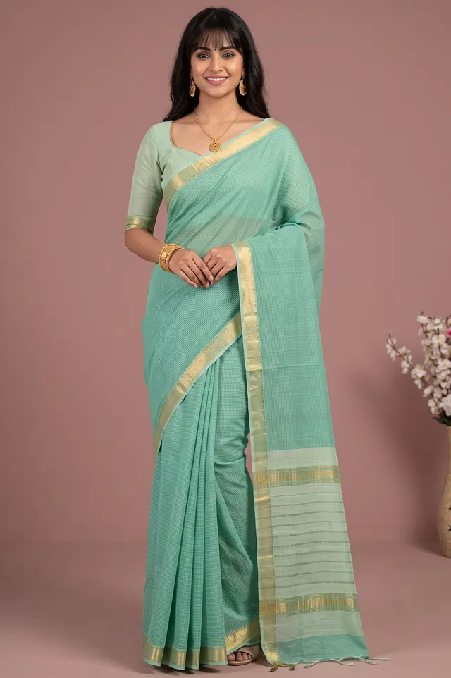 Mangalagiri Handloom Pure Cotton Saree
