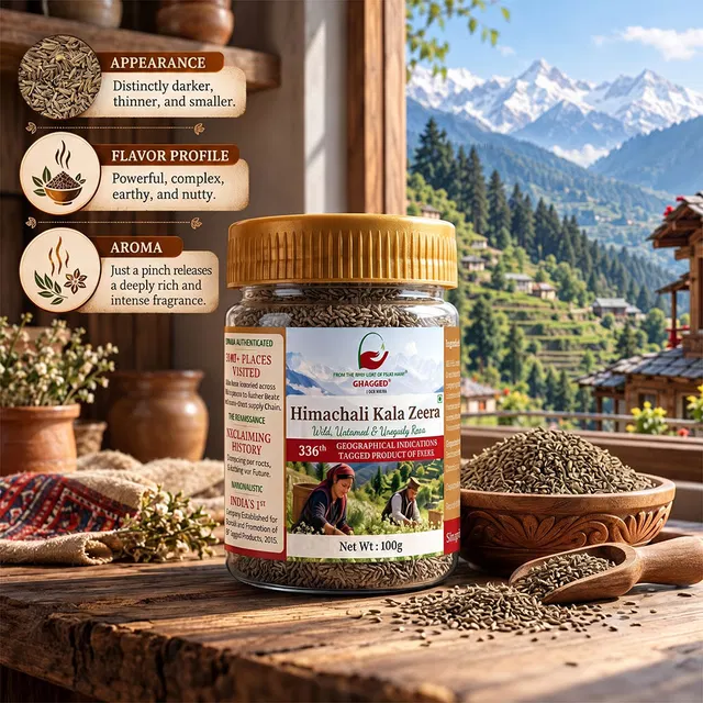 Himachali Kala Zeera (Black Cumin) - 100gm