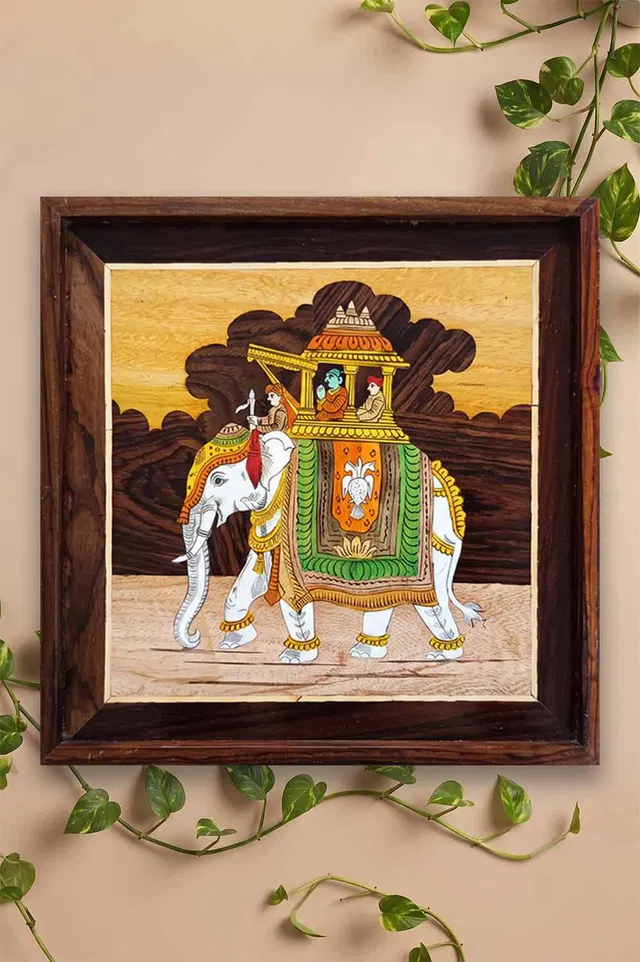 Mysore Rose Wood Inlay - Ambari (13*13) Inches