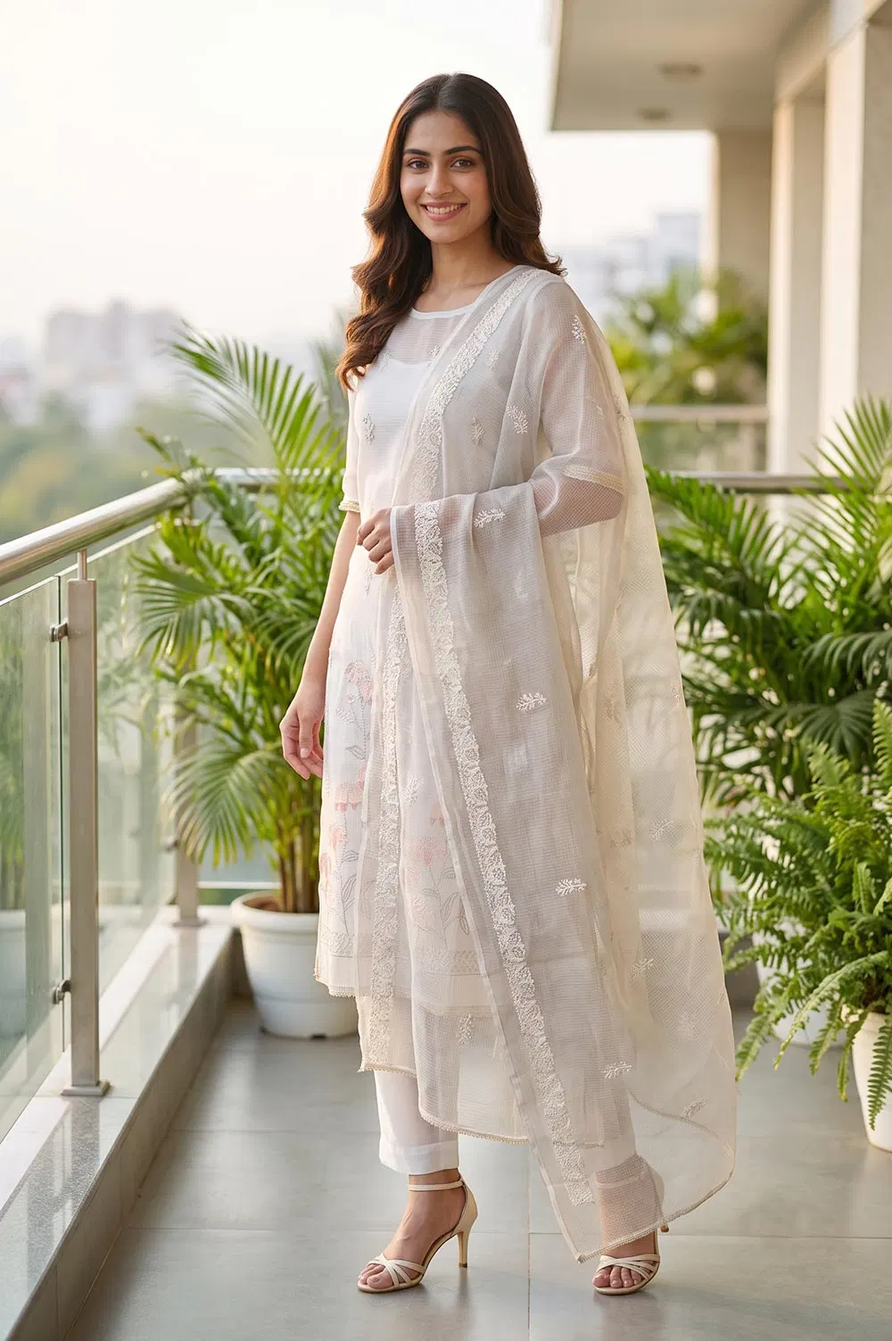 Kota Embroidery Work Salwar Suit Set (3pcs)