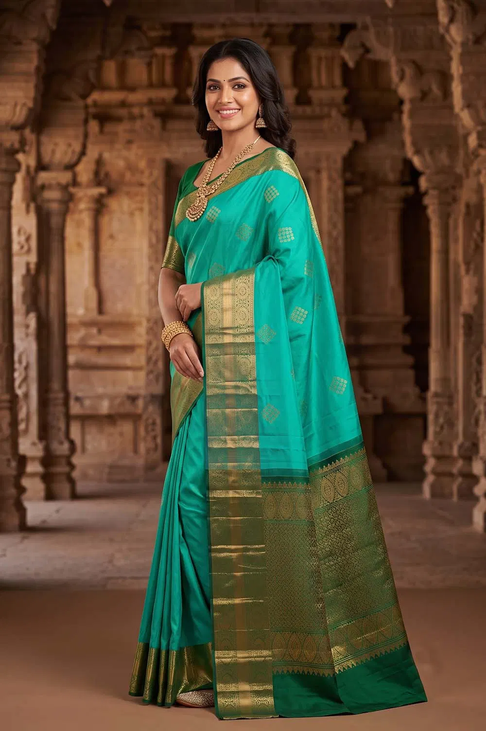 Dharmavaram Pure Silk Handloom Saree