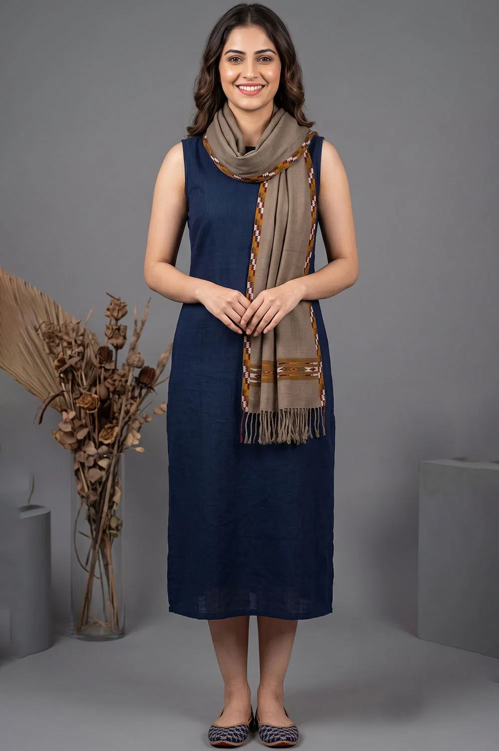Kullu Pure Wool Handloom Shawl