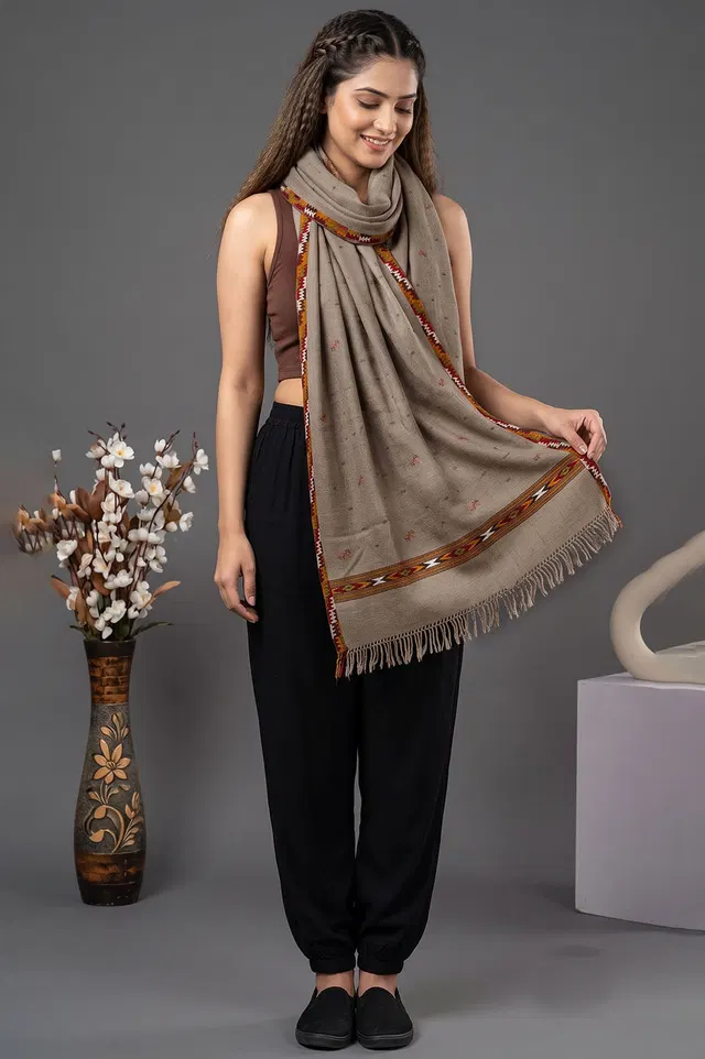 Kullu Pure Wool Handloom Shawl