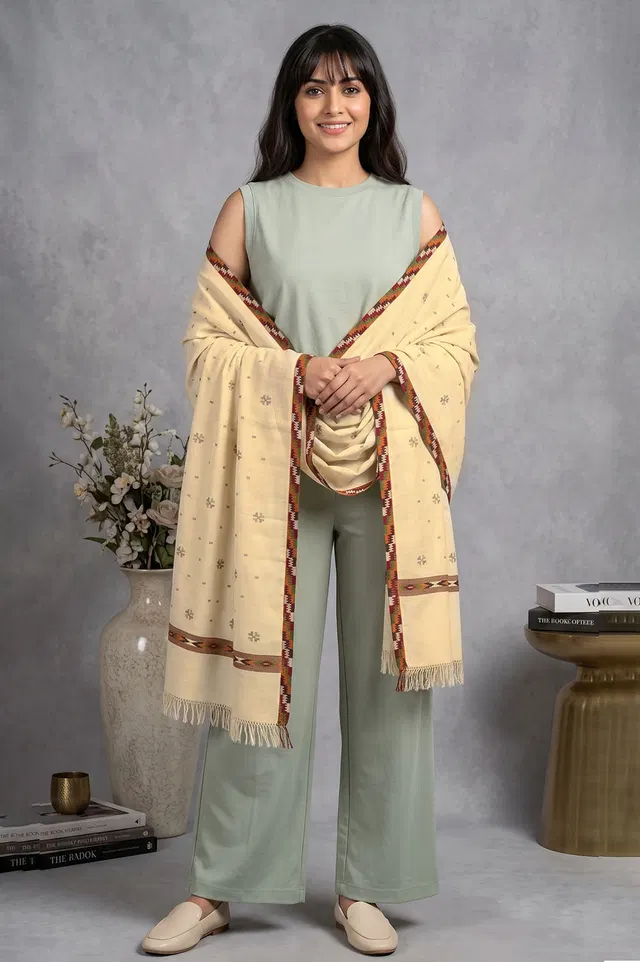 Kullu Pure Wool Handloom Shawl
