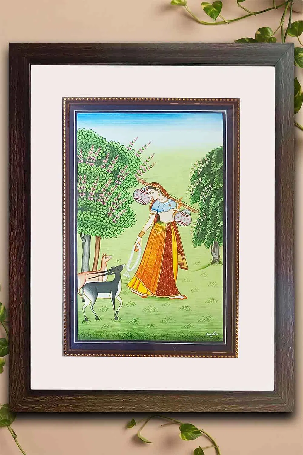 Kangra Miniature Paintings (15x19) Inches