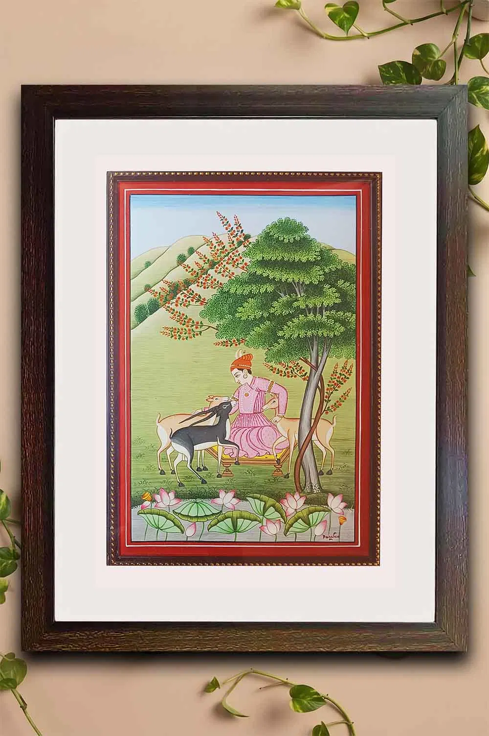 Kangra Miniature Paintings (15x19) Inches