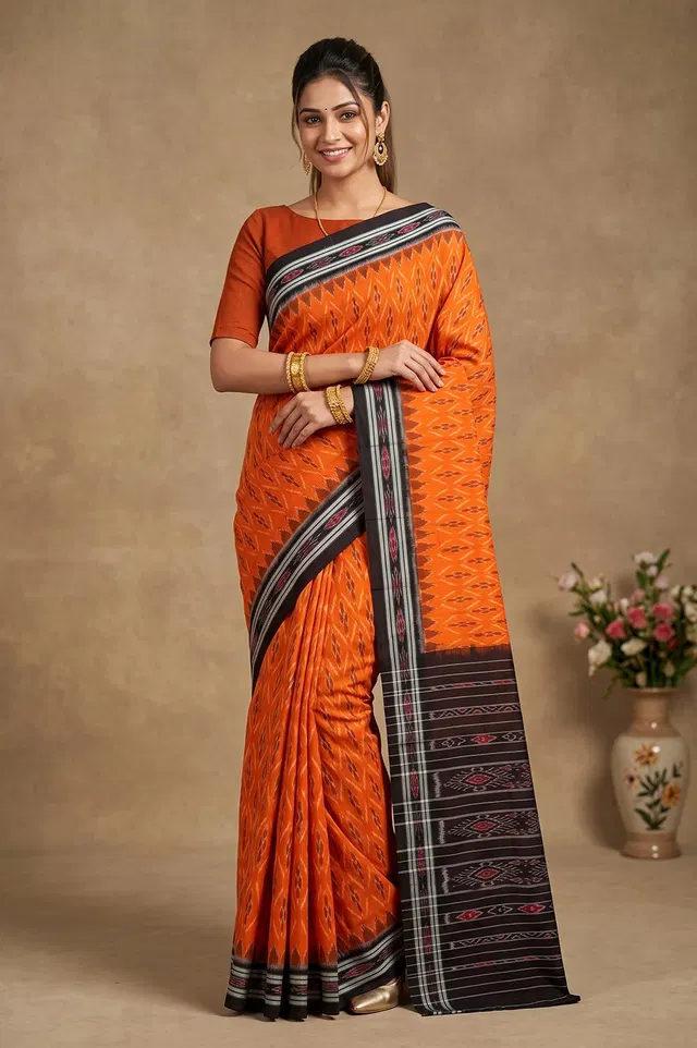 Orissa Ikat Deha Banda Cotton Saree