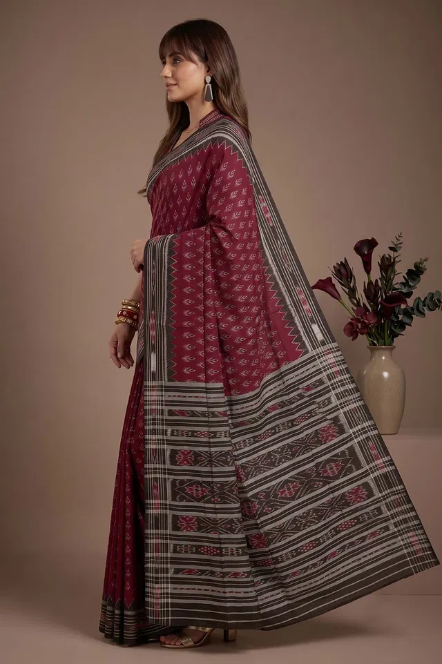 Orissa Ikat Deha Banda Cotton Saree