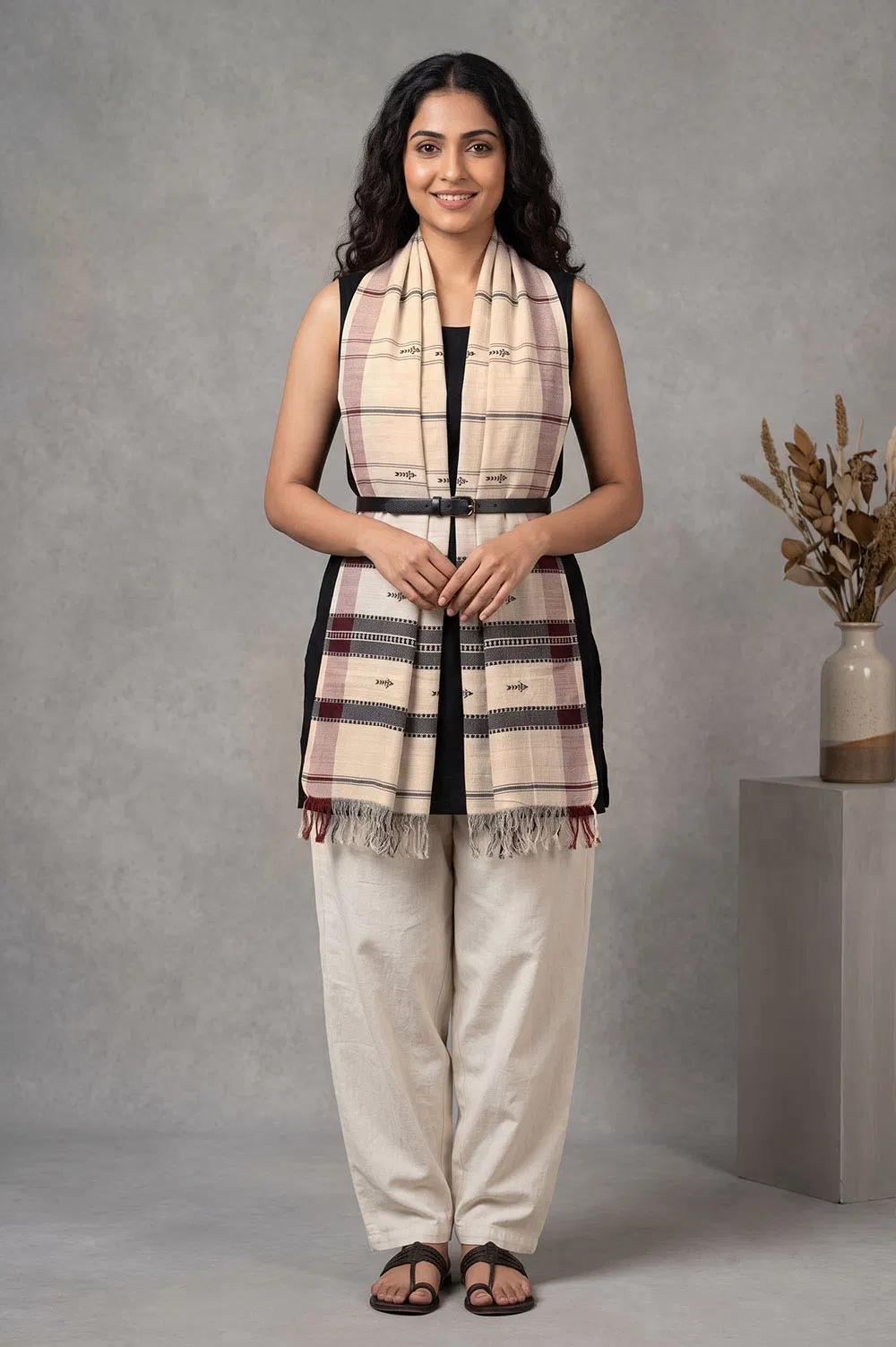 Organic Dyed Kotpad Pure Hand Spun Cotton Dupatta