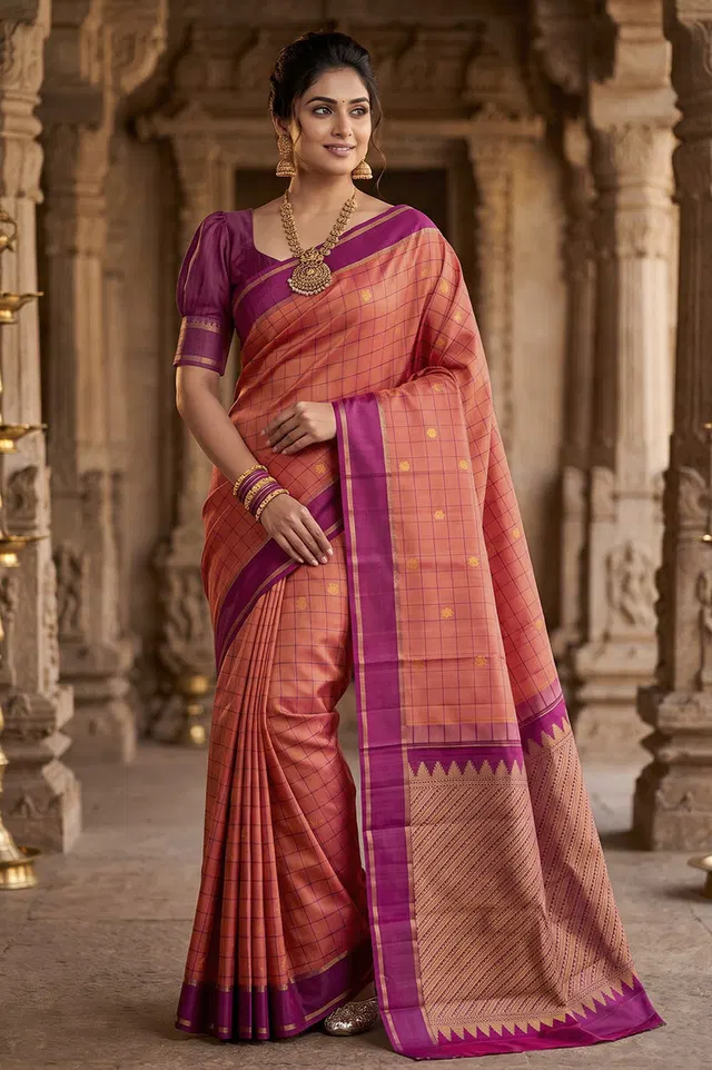 Kancheepuram Pure Silk Handloom Saree