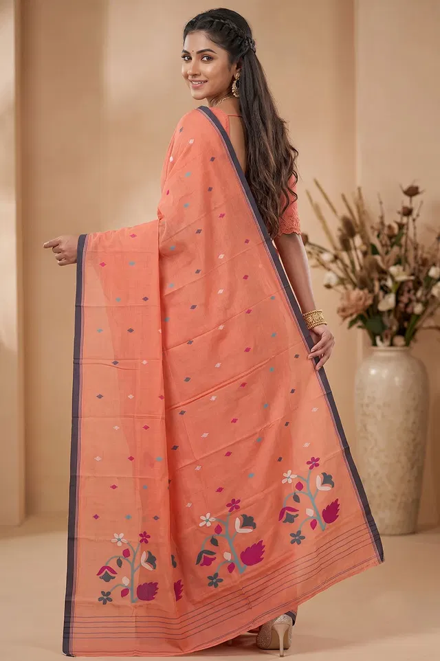 Jamdani Handloom Cotton Saree