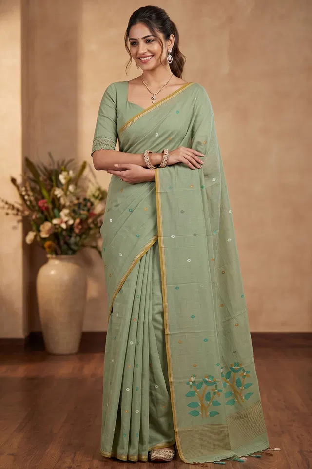 Jamdani Handloom Cotton Saree