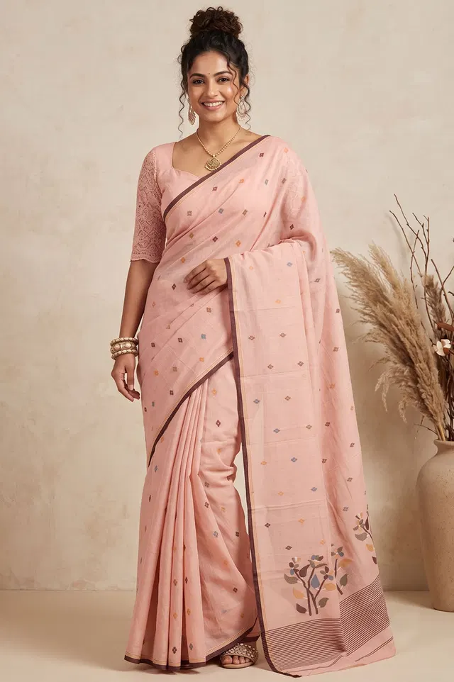 Jamdani Handloom Cotton Saree
