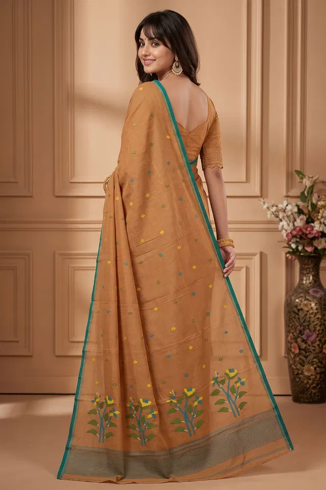 Jamdani Handloom Cotton Saree