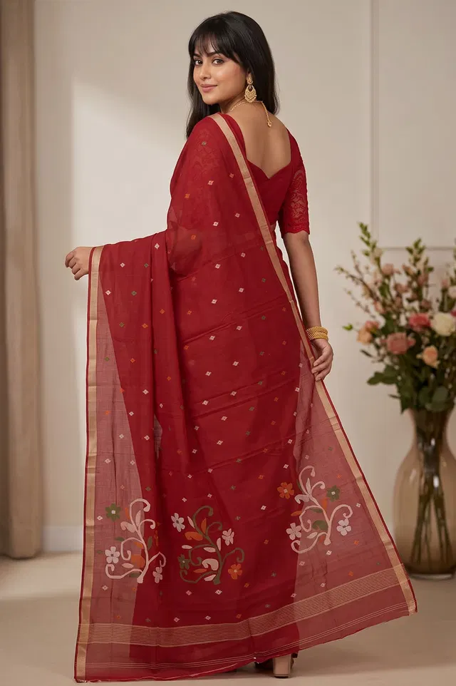 Jamdani Handloom Cotton Saree