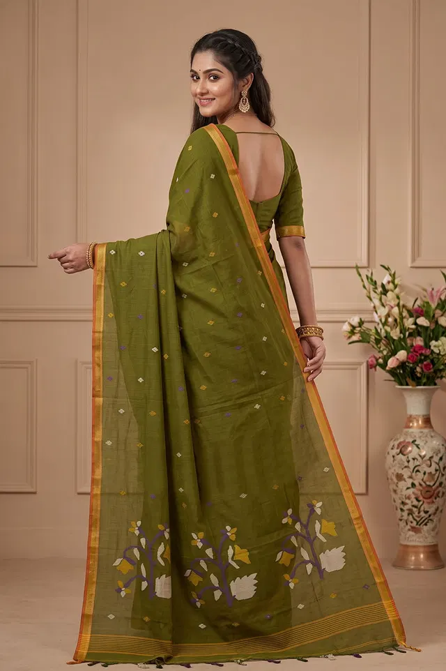 Jamdani Handloom Cotton Saree