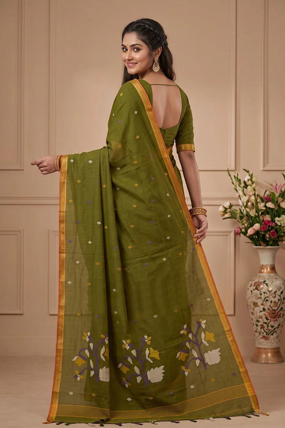 Jamdani Handloom Cotton Saree