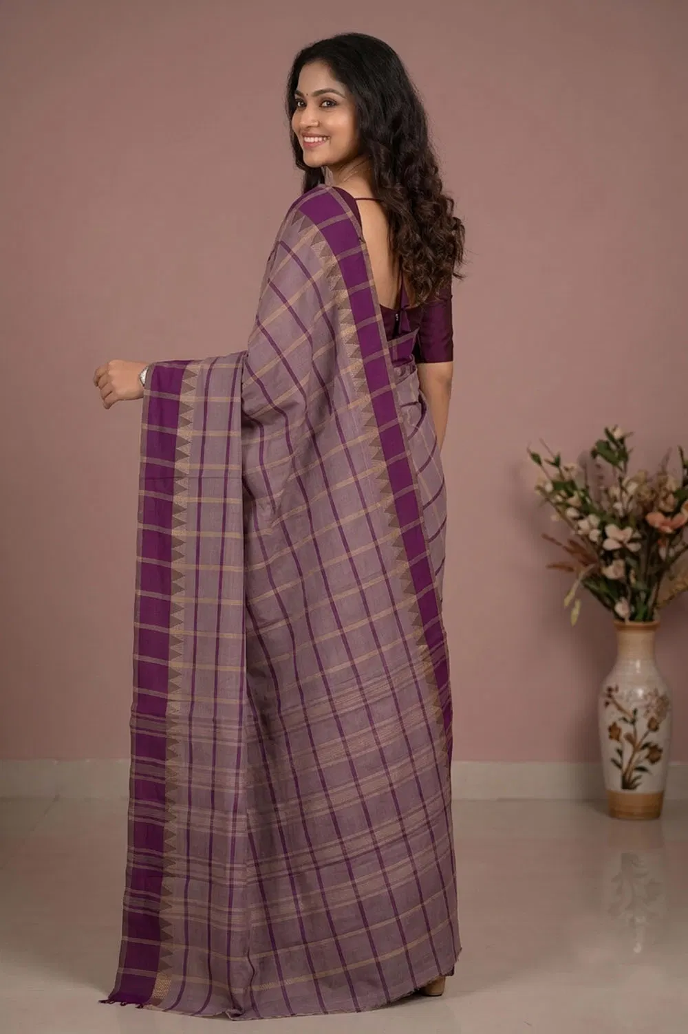 Kandangi Handloom Cotton Saree (Chettinad Saree)