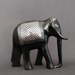 Bidriware Silver Inlay Elephant 2