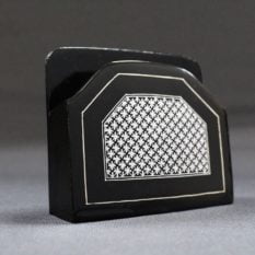 Bidriware Silver Inlay Visiting Card Holder 1