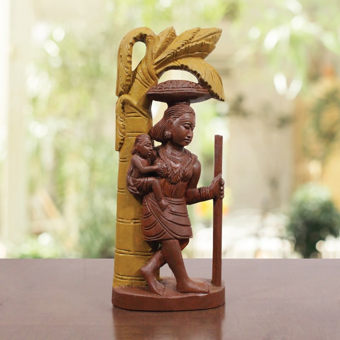 Bastar Wooden Tribal Craft Online | Wooden Crafts | GiTAGGED