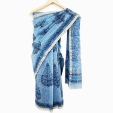 Chanderi cotton silk saree