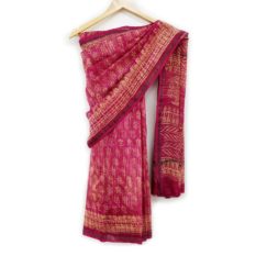 Latest Bagru Print Saree
