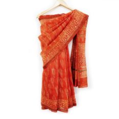 Beautiful Hand Block Print Saree