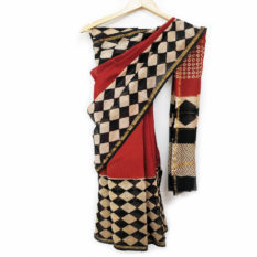 Latest Bagru Hand Block Saree