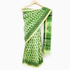 sanganer chanderi cotton silk saree