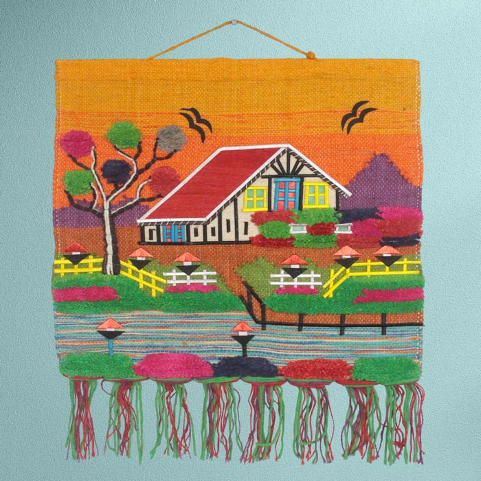 Handmade Jute Wall Hanging Pure Jute Handmade Wall Hanging Online