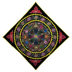 Pipli Applique Work Flower Design Wall Hanging 1