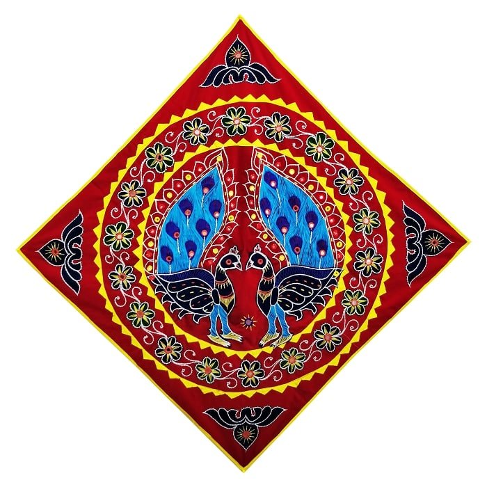 Pipli Applique Work Online | Traditional Embroidered Wall Hanging