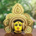 Golden Devi Chhau Mask Online - Tharkozi Design (2Ft) (1)