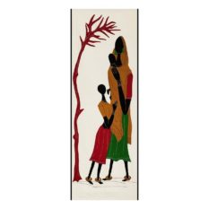 GiTAGGED Pipli Applique Tribal Mother-Daughter and Little Baby Wall Hanging 1