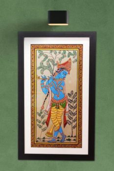 GiTAGGED Orissa Pattachitra Shri Krishna with Flut 1