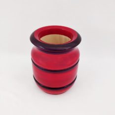 Channapatna Eco-friendly Flower Vase - Red 1