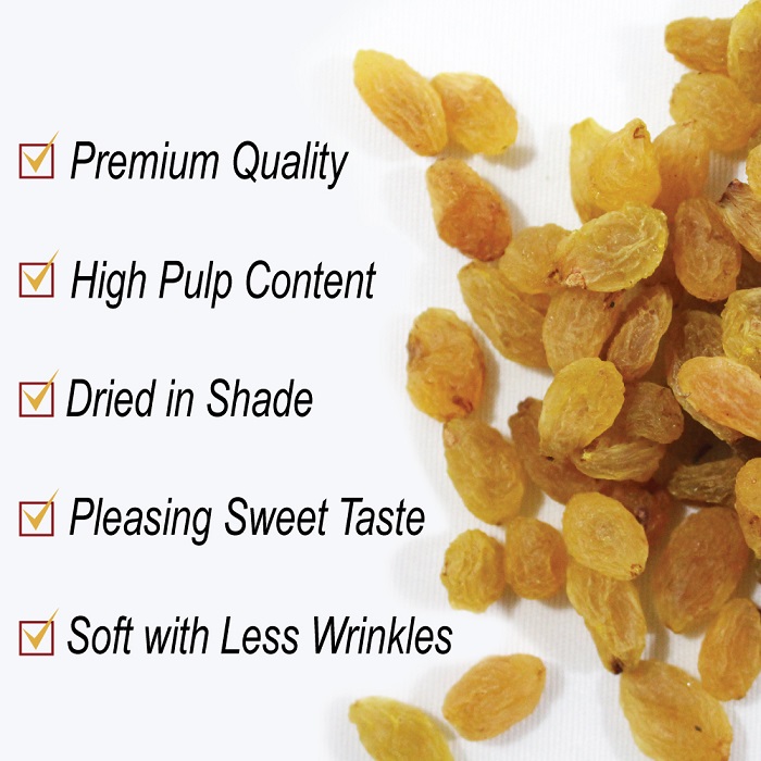 Buy Sangli Golden Dry Raisins Online GiTAGGED