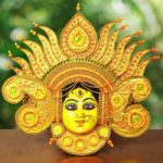 Flame Design Devi Chau Mask Gold