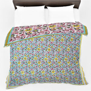 anganeri Handblock comforter