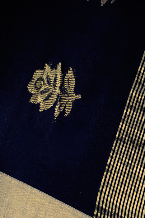 Hand Embroidered Dhoti Set in Handloom Chanderi